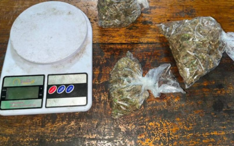 Homem é conduzido por suspeita de tráfico de drogas durante ação da 55ª CIPM em Ibirataia