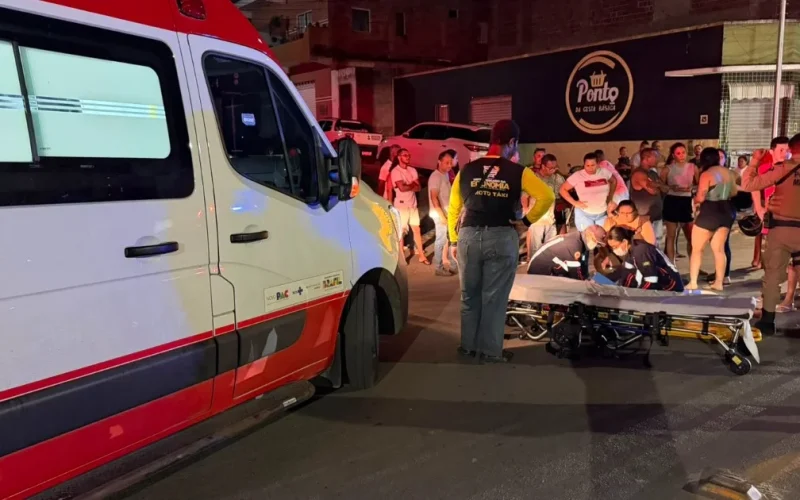 Ciclista fica ferido após colisão com carro no centro de Ubatã