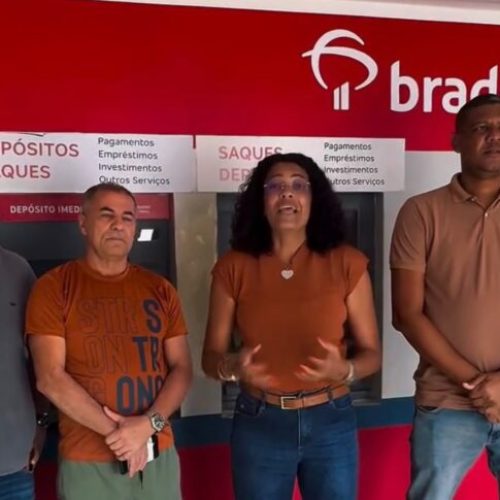Agência do Bradesco de Dário Meira não será mais fechada, afirma prefeita Mari Dias