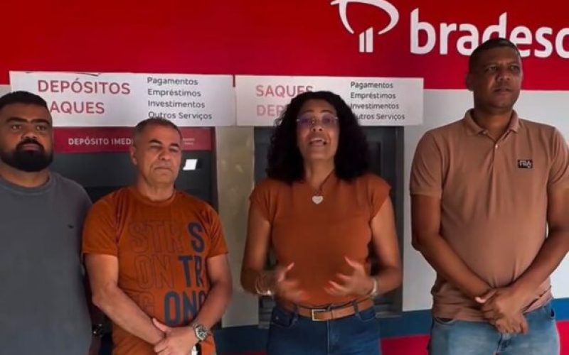 Agência do Bradesco de Dário Meira não será mais fechada, afirma prefeita Mari Dias