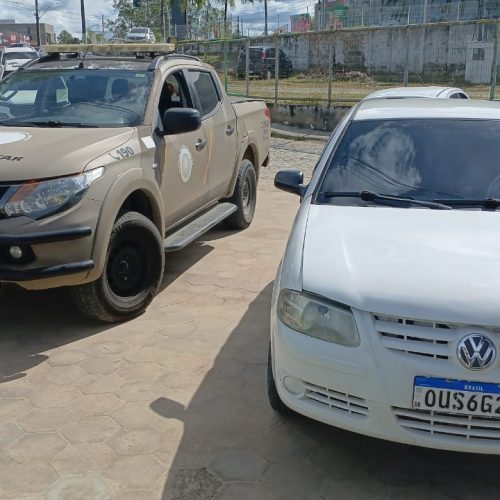 CIPRv recupera veículo com restrição de roubo durante Operação Força Total na BA-650