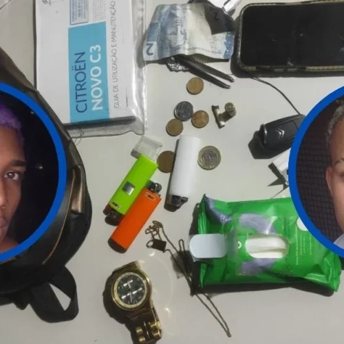 JOVENS PRESOS EM GONGOGI TAMBÉM ESTAVAM COM DROGAS E MUNIÇÃO, DIZ PM
