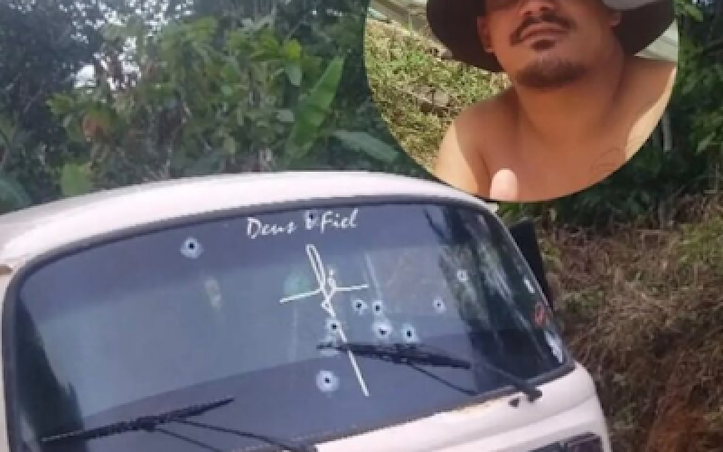 Itacaré: Homem é morto a tiros dentro de kombi na zona rural de Taboquinhas