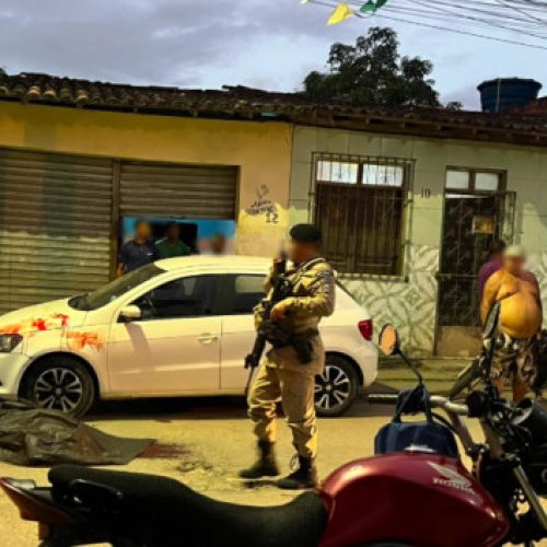 Homem é morto a tiros na rua do Honório , em Ipiaú