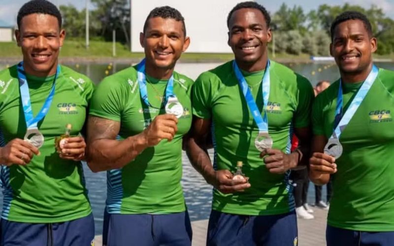 Quarteto baiano conquista medalha de prata na Copa do Mundo de Canoagem em Montreal