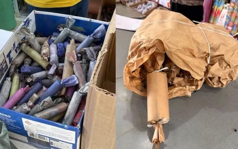 Cerca de 7 mil fogos de artifício são apreendidos durante operação policial em cinco cidades da Bahia